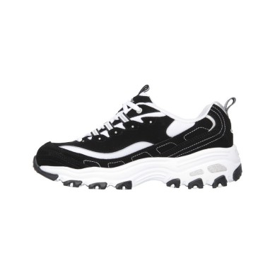 SKECHERS MUJER D´LITES BIGGEST FAN 11930/BKW NEGRA