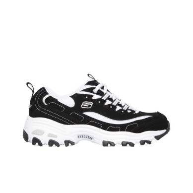 SKECHERS MUJER D´LITES BIGGEST FAN 11930/BKW NEGRA