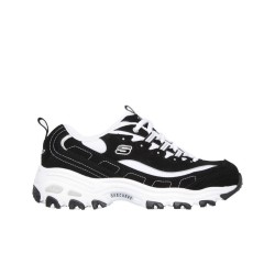 SKECHERS MUJER D´LITES BIGGEST FAN 11930/BKW NEGRA