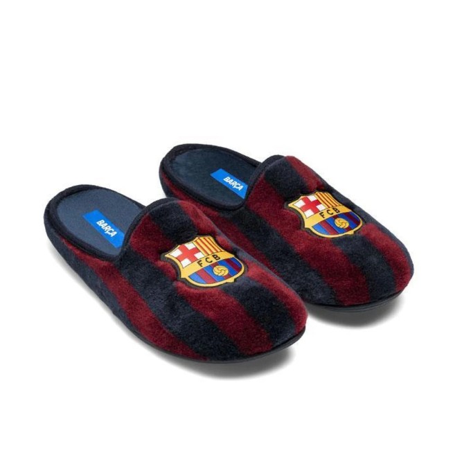 ZAPATILLA ANDAR  POR CASA MARPEN BARCELONA CF OFICIALES RAYAS