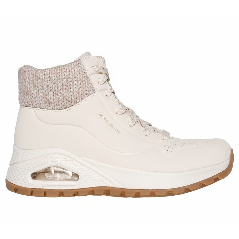 SKECHERS UNO RUGGED-DARLING DAZE MUJER 167988/NAT BEIGE
