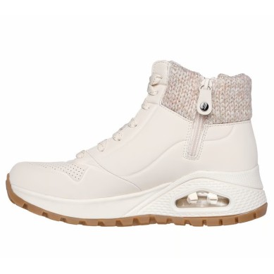 SKECHERS UNO RUGGED-DARLING DAZE MUJER 167988/NAT BEIGE
