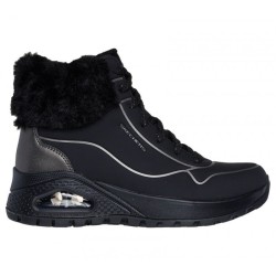 SKECHERS UNO RUGGED-FALL SHIMMER MUJER 167993/BKPW NEGRA
