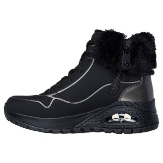 SKECHERS UNO RUGGED-FALL SHIMMER MUJER 167993/BKPW NEGRA