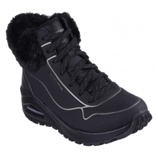 SKECHERS UNO RUGGED-FALL SHIMMER MUJER 167993/BKPW NEGRA