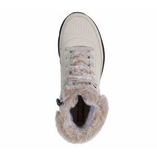 SKECHERS GLACIAL ULTRA-MOUNTAIN MUSE BOTA MUJER 144199/NTBK BEIGE