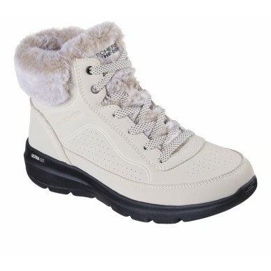 SKECHERS GLACIAL ULTRA-MOUNTAIN MUSE BOTA MUJER 144199/NTBK BEIGE