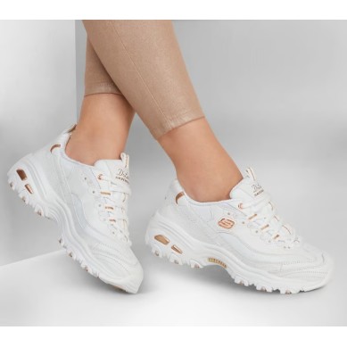 SKECHERS MUJER D´LITES FRESH START 11931/WTRG BLANCA