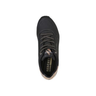 SKECHERS UNO SHIMMER AWAY MUJER 155196/BLK NEGRA PIEL