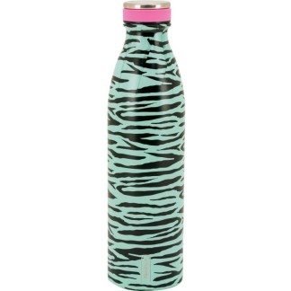 BOTELLA TÉRMICA 750ML 611619 PLATA Y MORADO