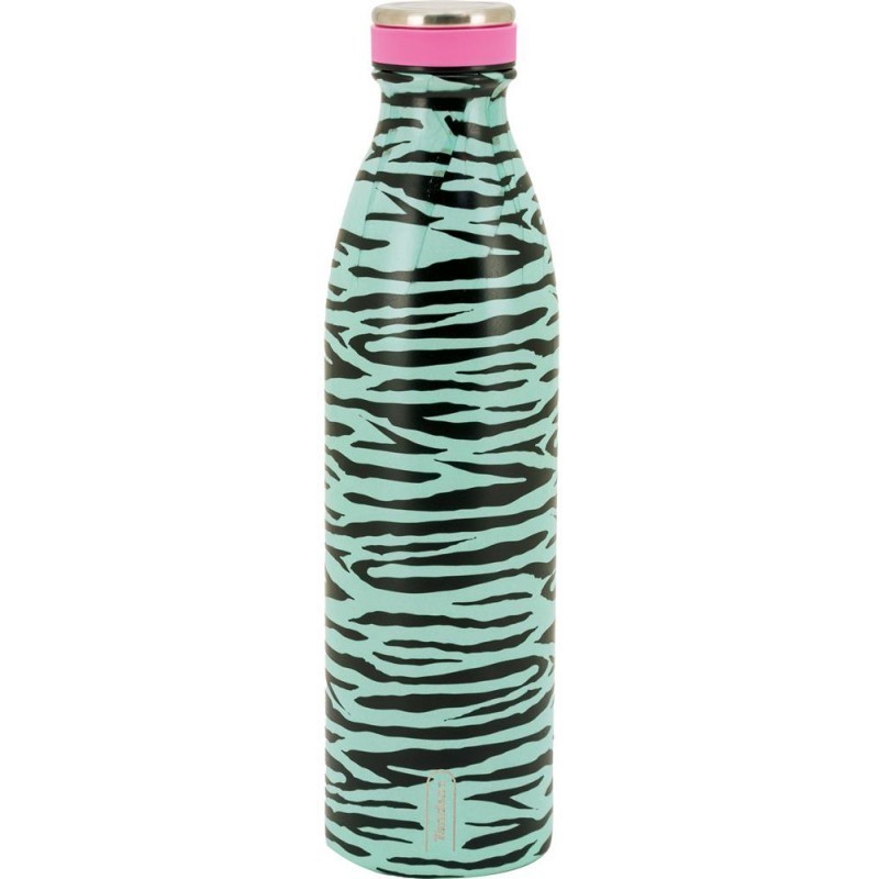 BOTELLA TÉRMICA 750ML 611619 PLATA Y MORADO