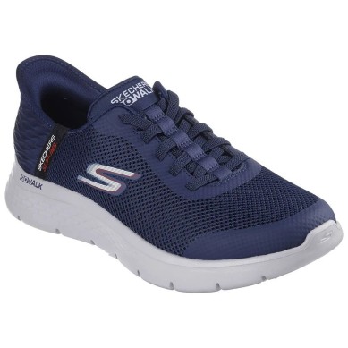 ZAPATILLAS SKECHERS SLIP-INS HOMBRE GO WALK FLEX-NO MANOS 216324/NVY AZUL MARINO
