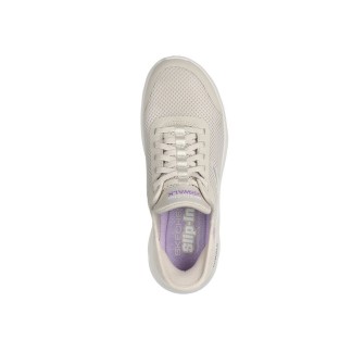 SKECHERS GO WALK GRANT  SLIP-INS MUJER 124836/OFWT BEIGE