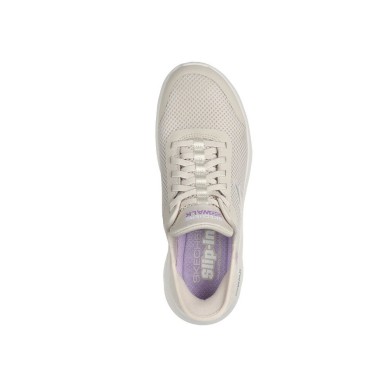 SKECHERS GO WALK GRANT  SLIP-INS MUJER 124836/OFWT BEIGE