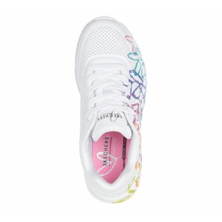 SKECHERS NIÑA BLANCA 314240l WMLT CORAZONES