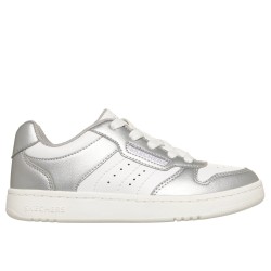 ZAPATILLA SKECHERS NIÑA PLATA BLANCA  310240L- SLW Quick Street