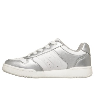 ZAPATILLA SKECHERS NIÑA PLATA BLANCA  310240L- SLW Quick Street