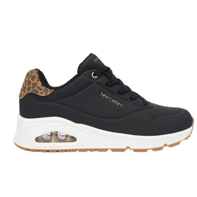 SKECHERS MUJER UNO JUNGLE NEGRO 177093BKLD