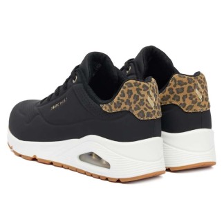 SKECHERS MUJER UNO JUNGLE NEGRO 177093BKLD