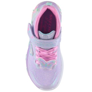 ZAPATILLA SKECHERS NIÑA DORADO LUCES 303065L LVMT
