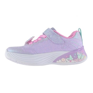 ZAPATILLA SKECHERS NIÑA DORADO LUCES 303065L LVMT