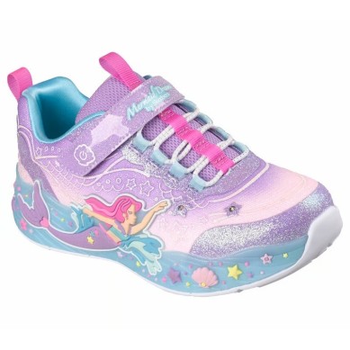 ZAPATILLA SKECHERS NIÑA LUCES SIRENITA 303060L LVMT