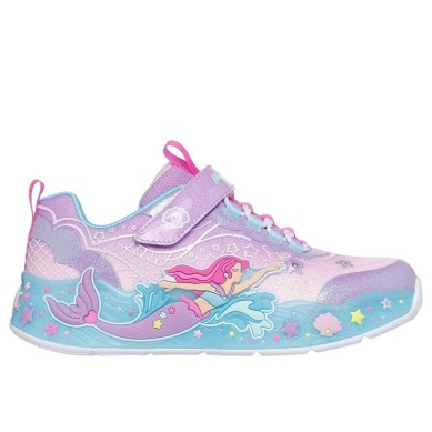 ZAPATILLA SKECHERS NIÑA LUCES SIRENITA 303060L LVMT