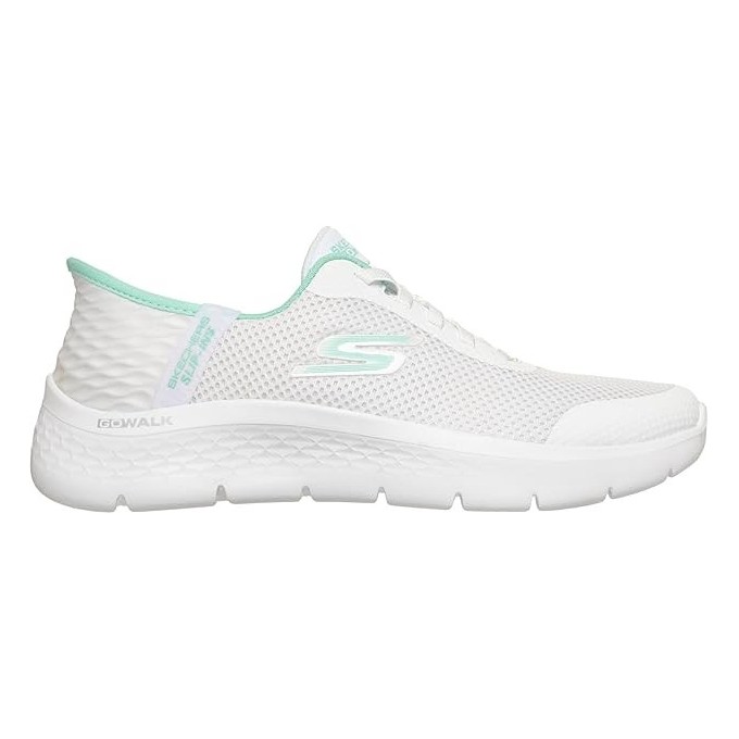 SKECHERS GO WALK GRANT ENTRY SLIP-INS MUJER 124836/WMNT BLANCA
