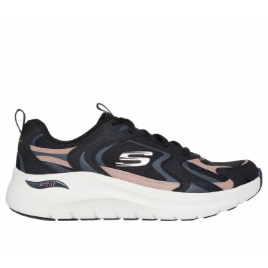 SKECHERS MUJER ARCH FIT 2.0 VINTAGE LUXE 150332/BKRG NEGRA Y DORADA