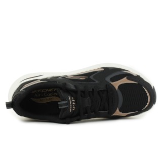 SKECHERS MUJER ARCH FIT 2.0 VINTAGE LUXE 150332/BKRG NEGRA Y DORADA