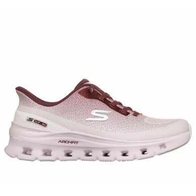 SKECHERS MUJER ARCH FIT GLIDE STEP 150730/BKCL NEGRA Y CORAL