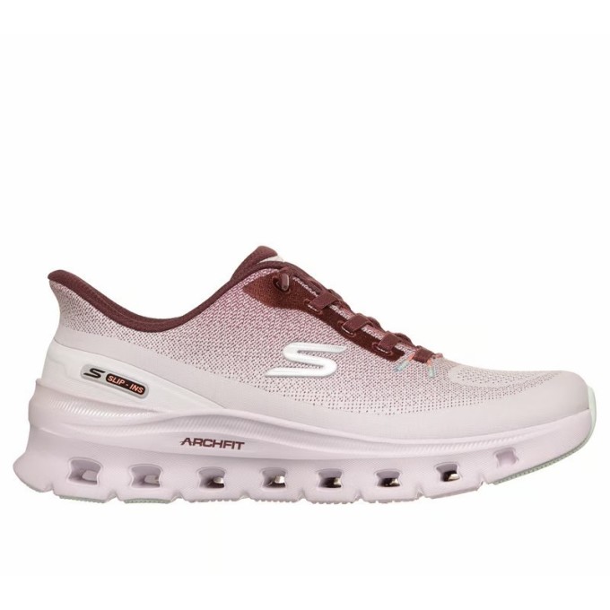 SKECHERS MUJER ARCH FIT GLIDE STEP 150730/BKCL NEGRA Y CORAL