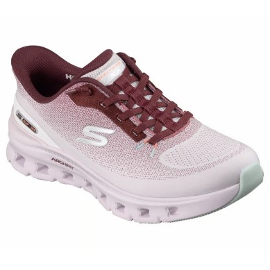 SKECHERS MUJER ARCH FIT GLIDE STEP 150730/BKCL NEGRA Y CORAL