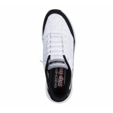 SKECHERS SLIP-INS CONTOUR FOAM  HOMBRE 232619/WBK BLANCO Y NEGRO