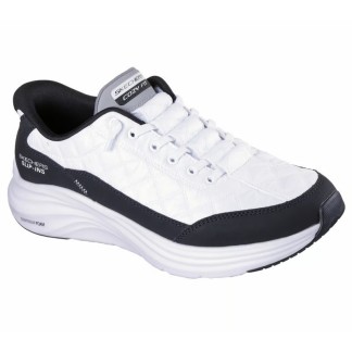 SKECHERS SLIP-INS CONTOUR FOAM  HOMBRE 232619/WBK BLANCO Y NEGRO