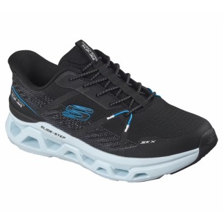 SKECHERS SLIP-INS HOMBRE GLIDE STEP ALTUS APHTUR 233023/BKAQ NEGRA Y TURQUESA