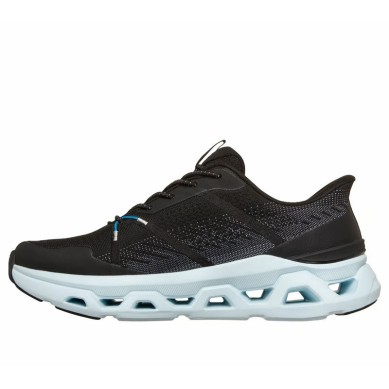 SKECHERS SLIP-INS HOMBRE GLIDE STEP ALTUS APHTUR 233023/BKAQ NEGRA Y TURQUESA