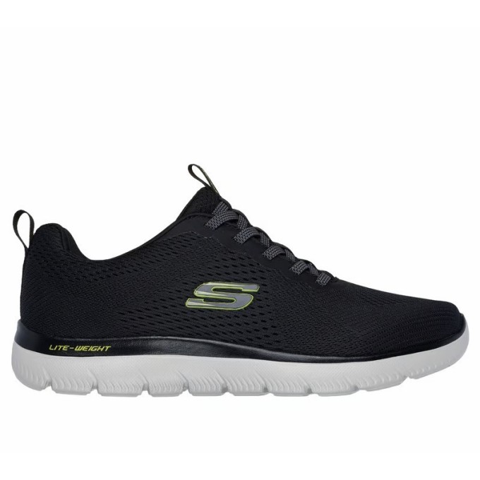 SKECHERS SUMMITS ECKLER HOMBRE 232963/BKLM NEGRA