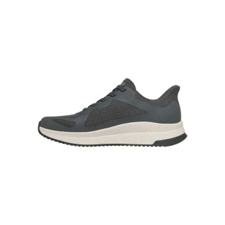 ZAPATILLA SKECHERS SLIP-INS HOMBRE GRIS BOBS SPORT SQUAD CHAOS 4  118423/CCL
