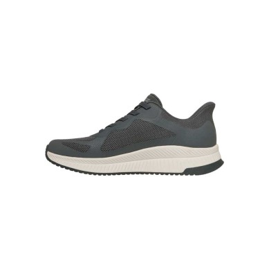 ZAPATILLA SKECHERS SLIP-INS HOMBRE GRIS BOBS SPORT SQUAD CHAOS 4  118423/CCL