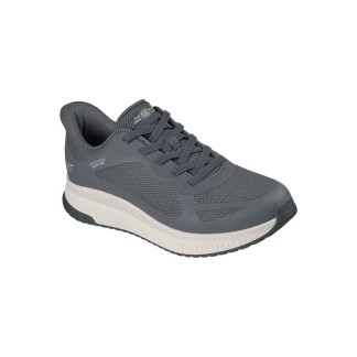 ZAPATILLA SKECHERS SLIP-INS HOMBRE GRIS BOBS SPORT SQUAD CHAOS 4  118423/CCL