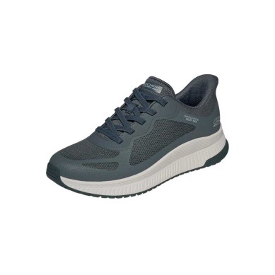 ZAPATILLA SKECHERS SLIP-INS HOMBRE GRIS BOBS SPORT SQUAD CHAOS 4  118423/CCL