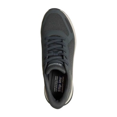 ZAPATILLA SKECHERS SLIP-INS HOMBRE GRIS BOBS SPORT SQUAD CHAOS 4  118423/CCL