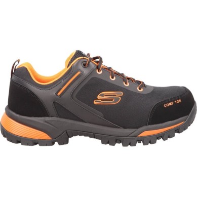 ZAPATILLA SEGURIDAD SKECHERS GATLON ETRIGAX NEGRA Y NARANJA 200188EC/BKOR