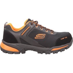 ZAPATILLA SEGURIDAD SKECHERS GATLON ETRIGAX NEGRA Y NARANJA 200188EC/BKOR