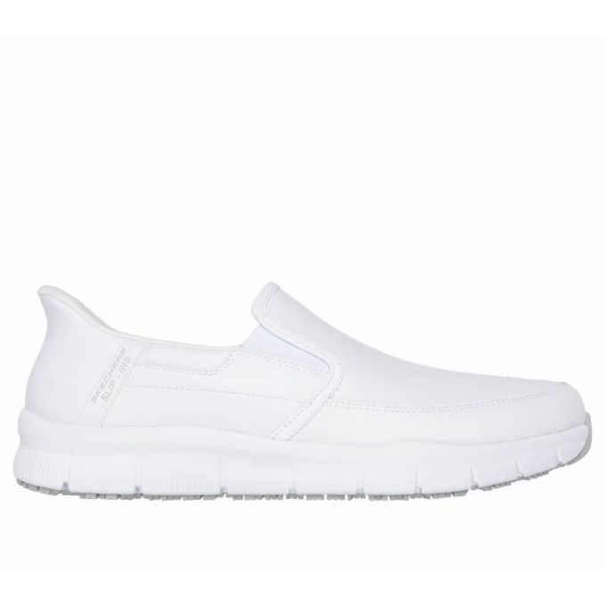 ZAPATILLA SEGURIDAD SKECHERS SLIP-INS NAMPA BROXTIN BLANCA 200304EC/WHT