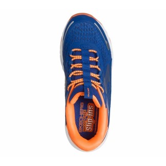 ZAPATILLA SKECHERS SLIP-INS GLIDE-STEP NIÑO/A 404203L/BLOR AZUL Y NARANJA
