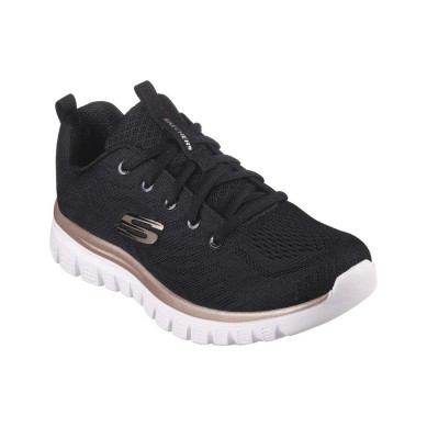 SKECHERS GRACEFUL GET CONNECTED MUJER 12615BKGD NEGRA