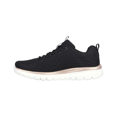 SKECHERS GRACEFUL GET CONNECTED MUJER 12615BKGD NEGRA