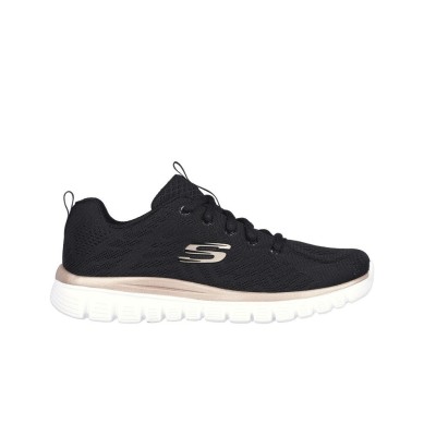 SKECHERS GRACEFUL GET CONNECTED MUJER 12615BKGD NEGRA